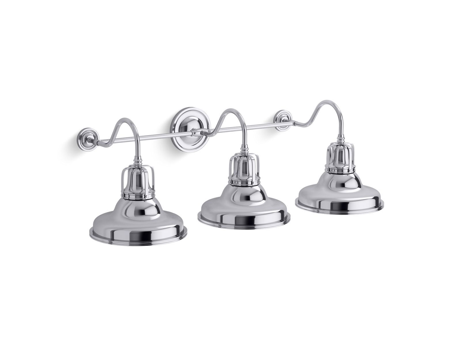 Hauksbee® Three-light sconce