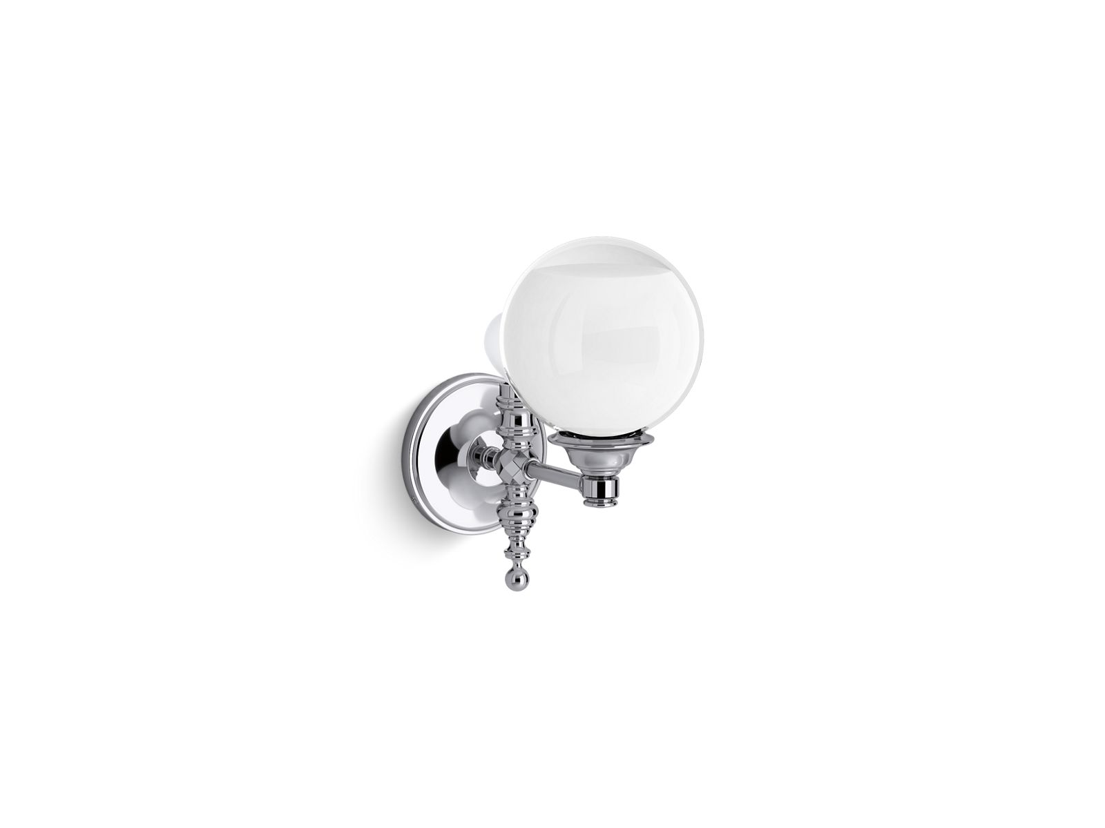 Damask® One-light lacemaker sconce