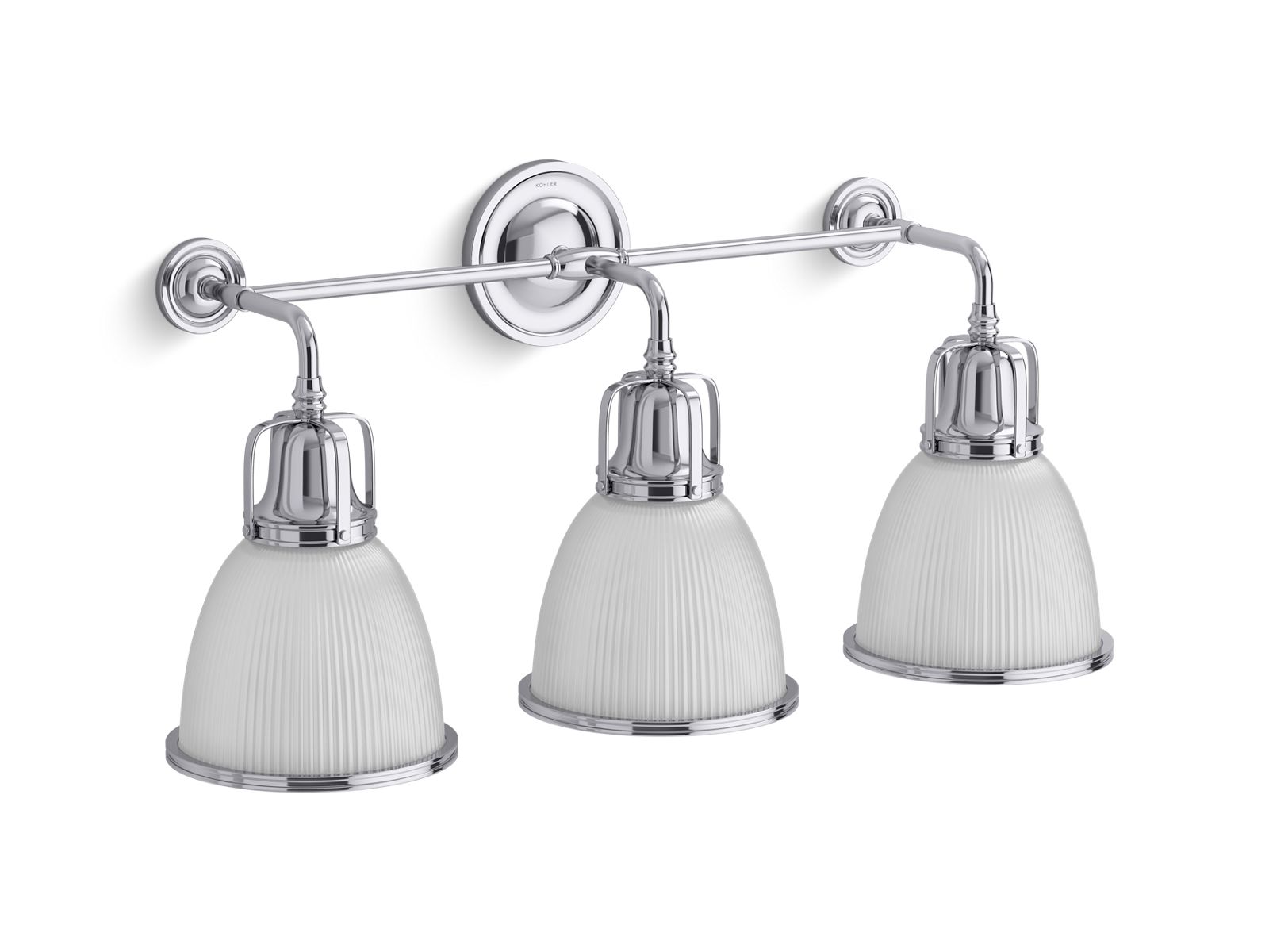 Hauksbee® Three-light bell sconce