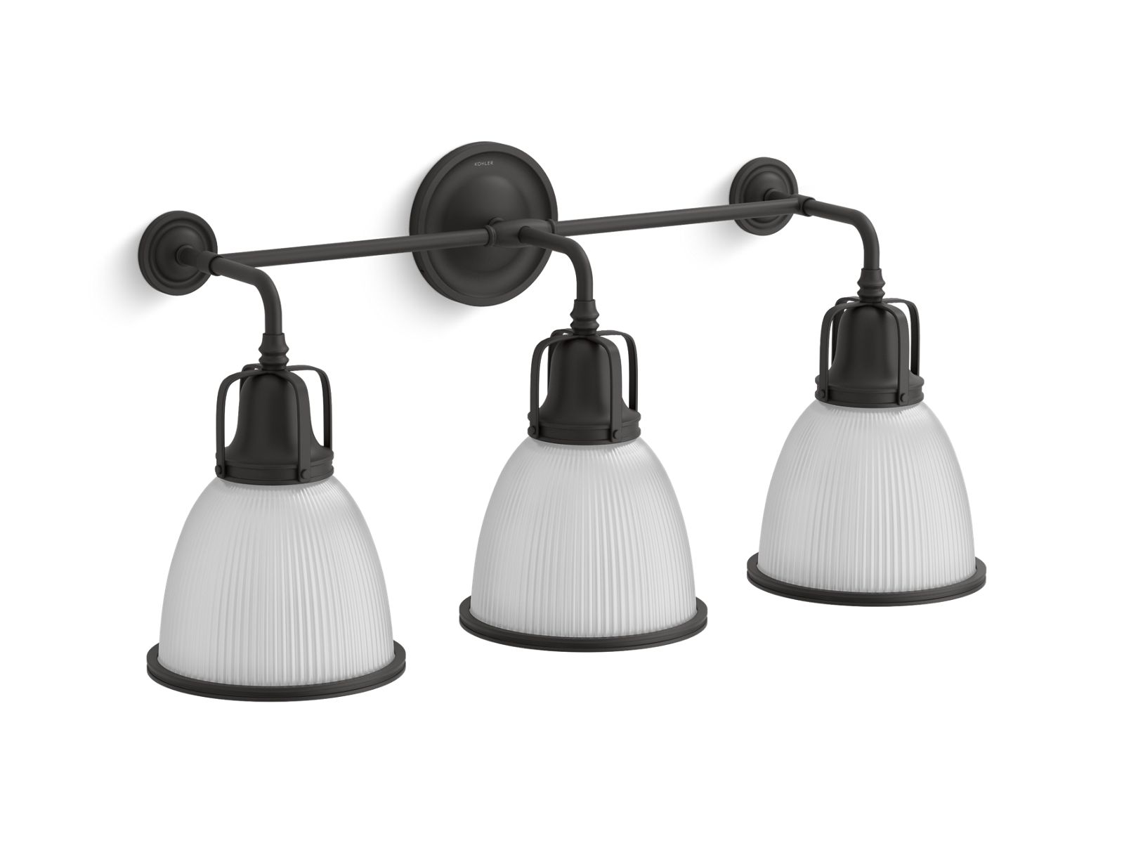 Hauksbee® Three-light bell sconce