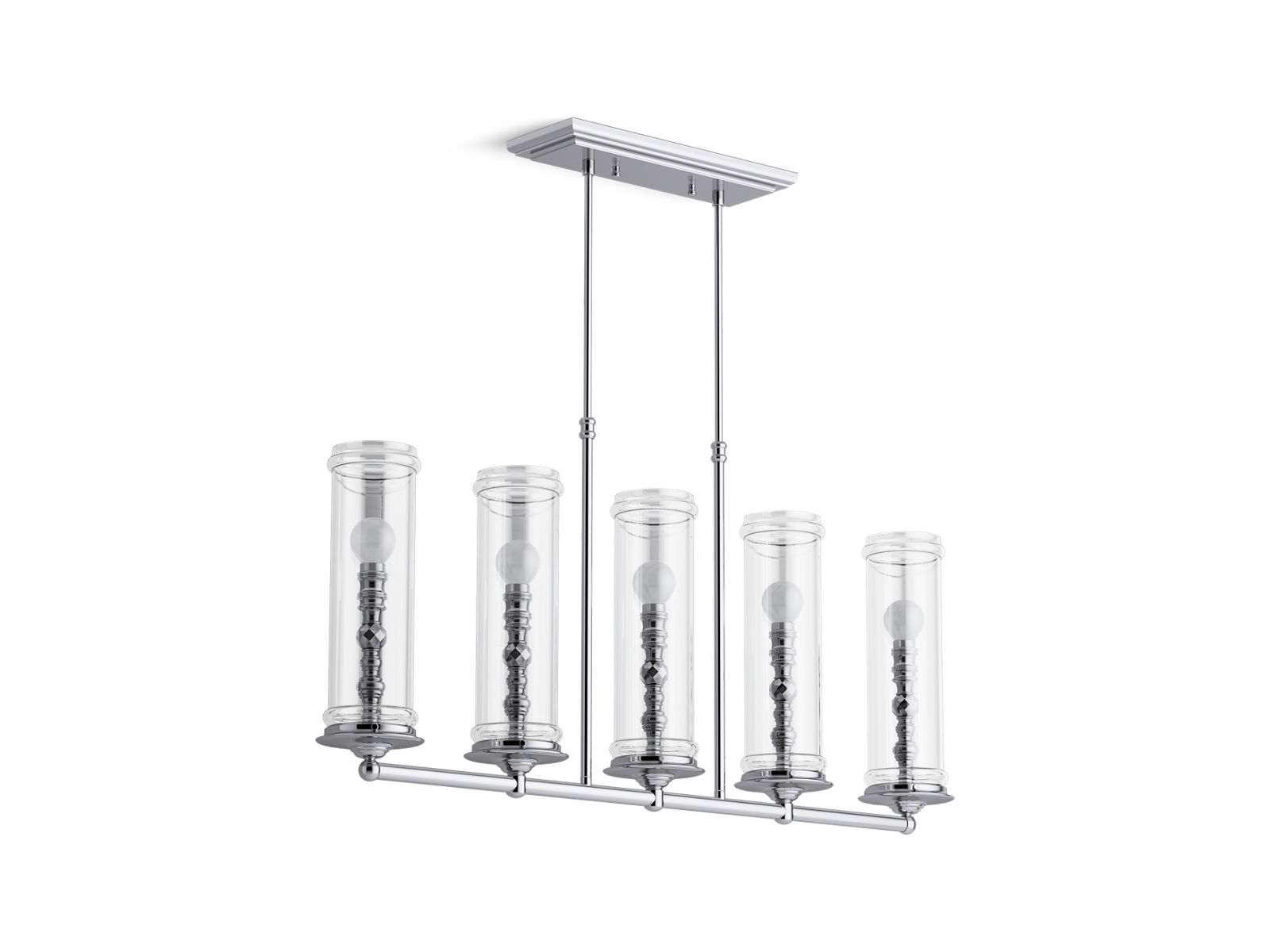 Damask® 37" linear chandelier