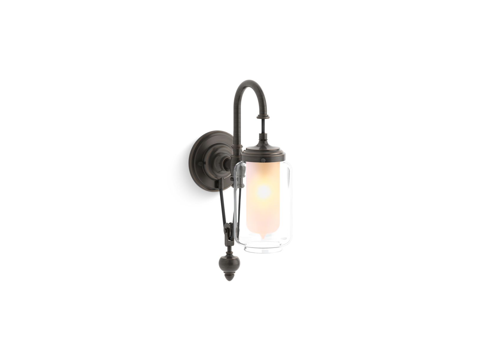 Artifacts® One-light adjustable sconce