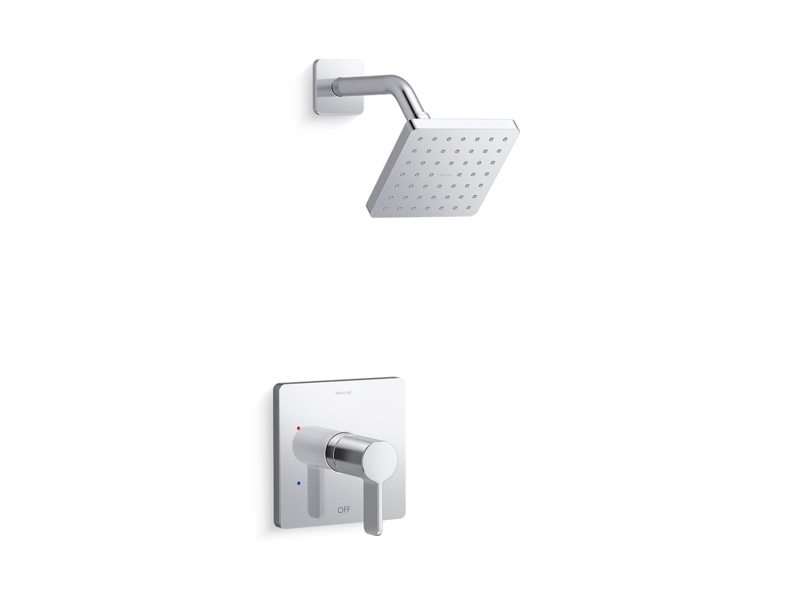 Parallel® Rite-Temp® shower trim kit,1.75 gpm