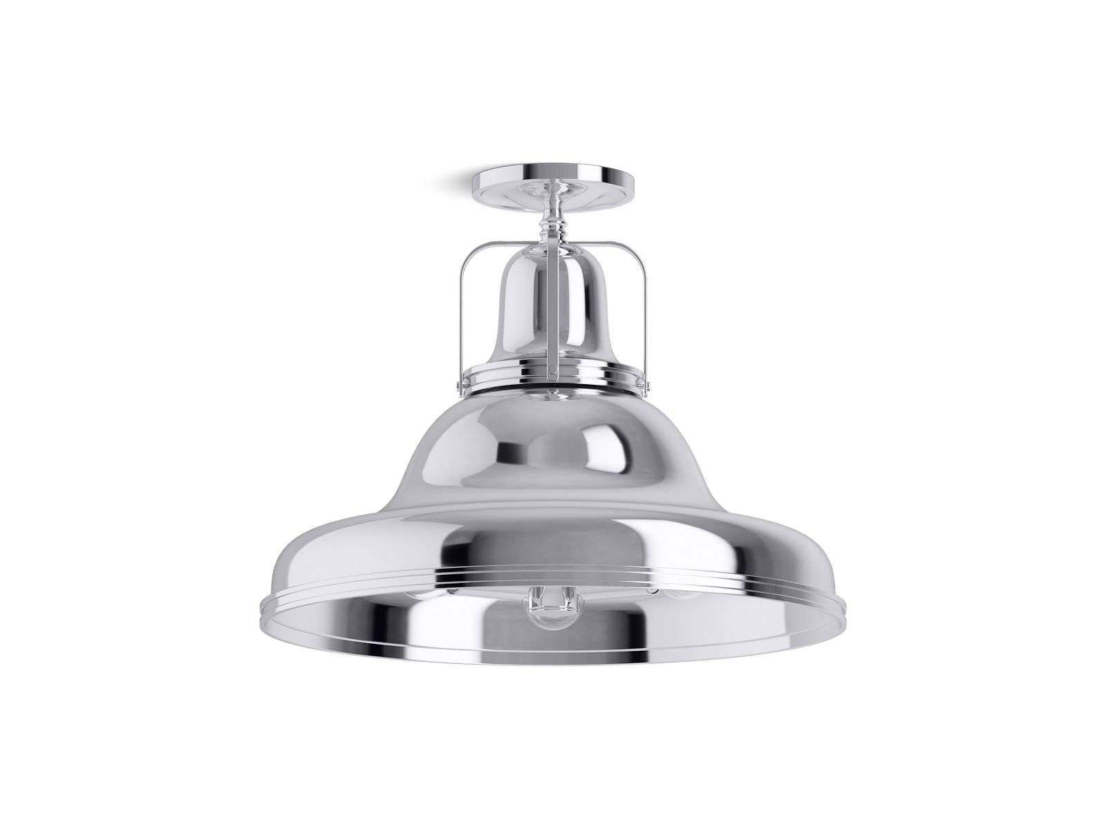 Hauksbee® 18" semi-flush
