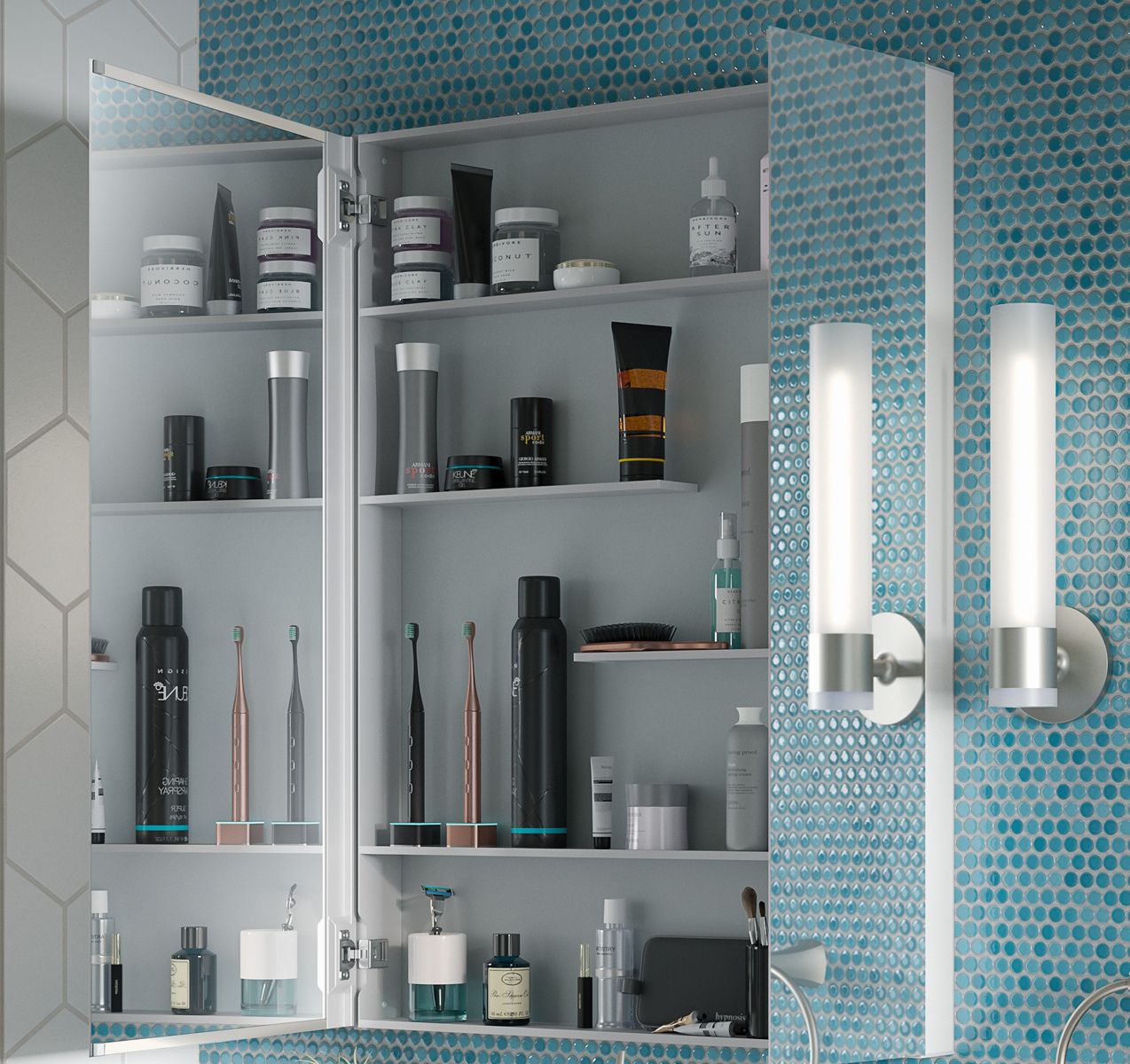 42293-maxstow-30-w-x-40-h-medicine-cabinet-9.jpg Maxstow® 30" W x 40" H medicine cabinet