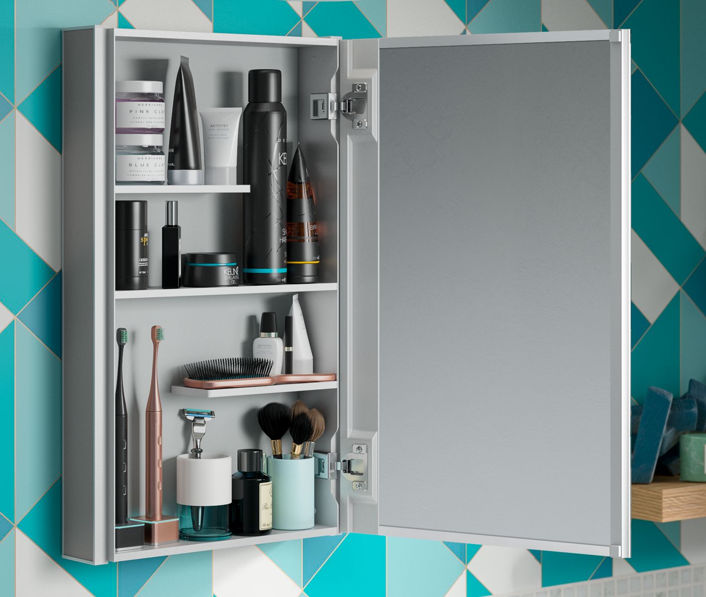 42315-maxstow-15-w-x-24-h-medicine-cabinet-5.jpg Maxstow® 15" W x 24" H medicine cabinet