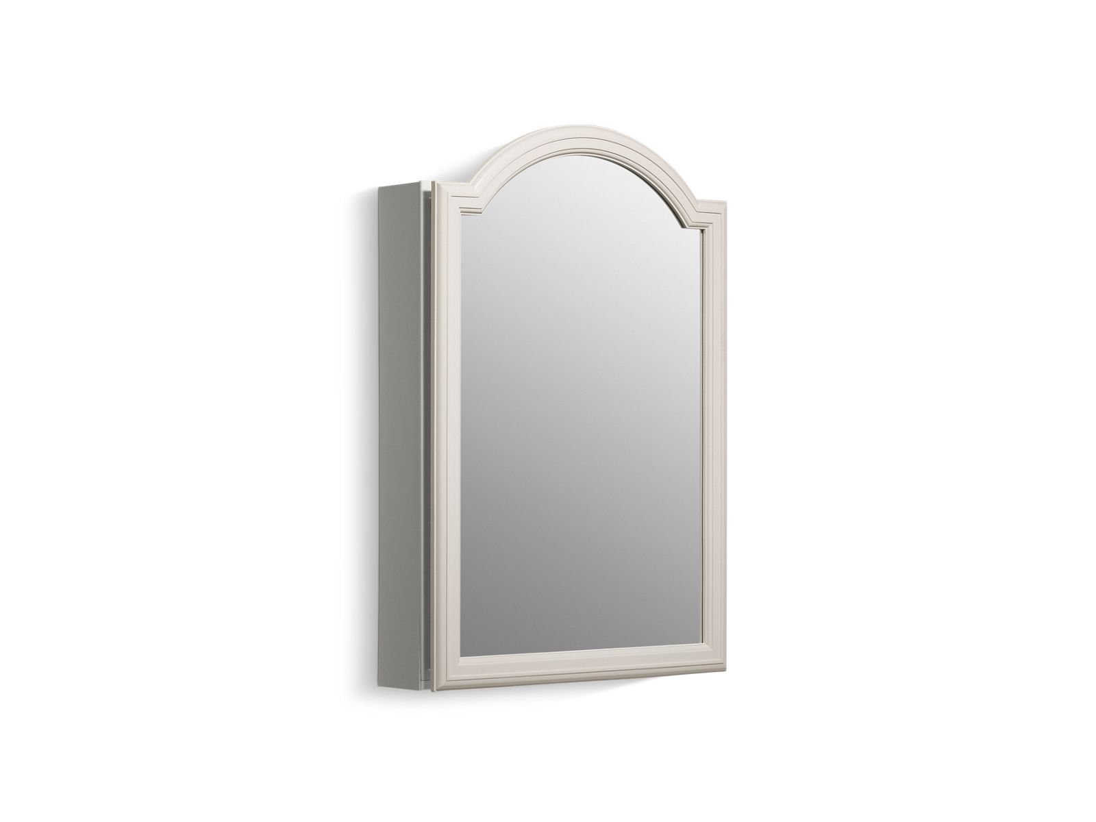 Devonshire® 20" W x 29-1/2" H White enameled aluminum single-door medicine cabinet