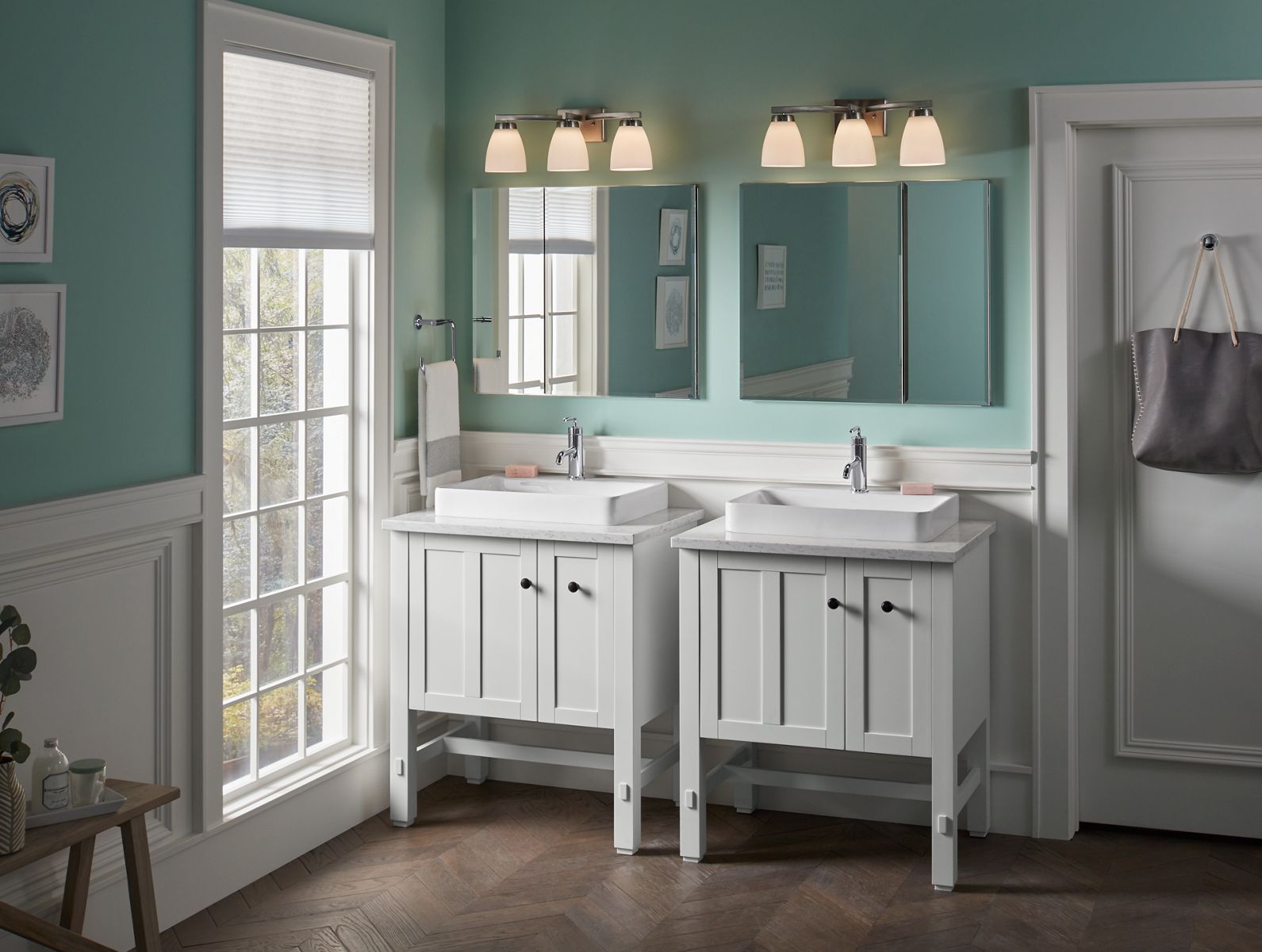 42331-30-w-x-26-h-aluminum-two-door-medicine-cabinet-with-mirrored-doors-beveled-edges-3.jpg 30" W x 26" H aluminum two-door medicine cabinet with mirrored doors, beveled edges