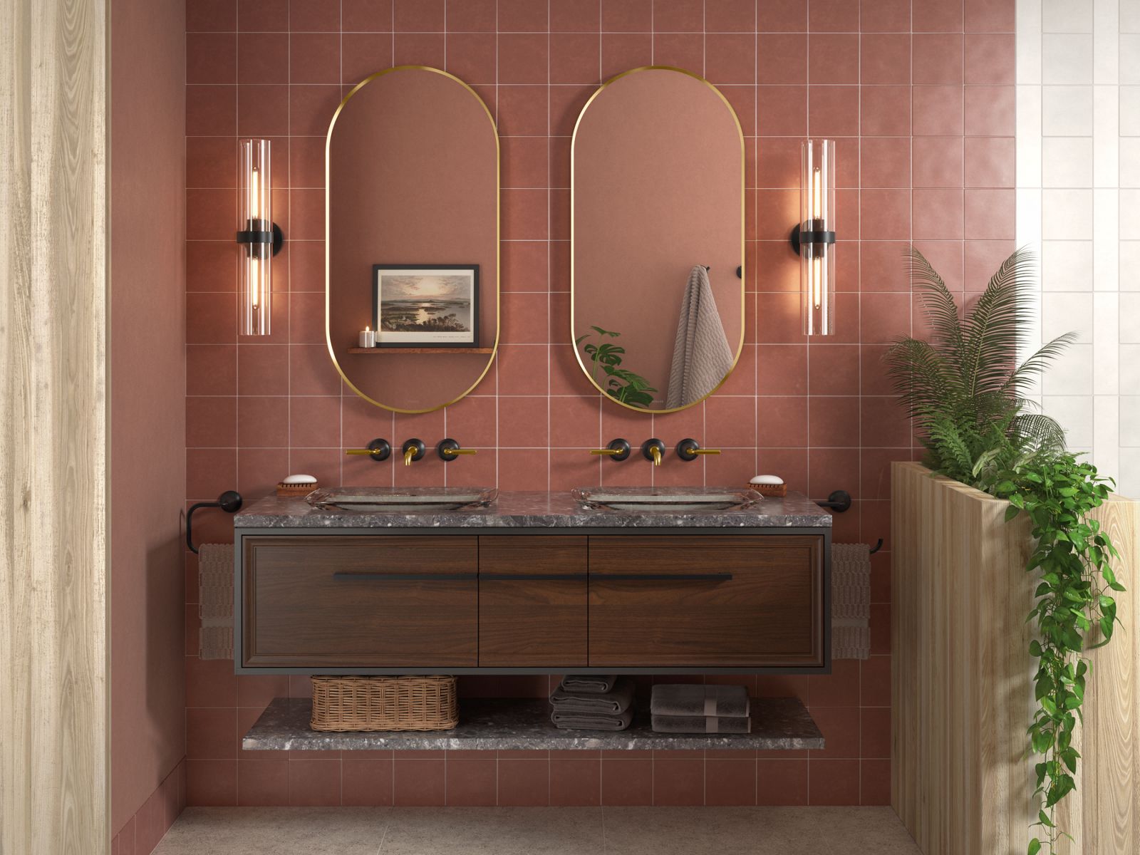 42332-essential-20-x-40-capsule-framed-mirror-10.jpg Essential 20" x 40" capsule framed mirror