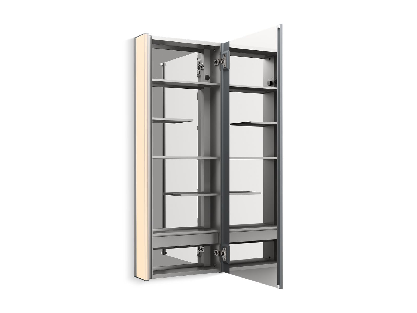 42388-maxstow-17-x-40-lighted-medicine-cabinet-2.jpg Maxstow® 17" x 40" lighted medicine cabinet