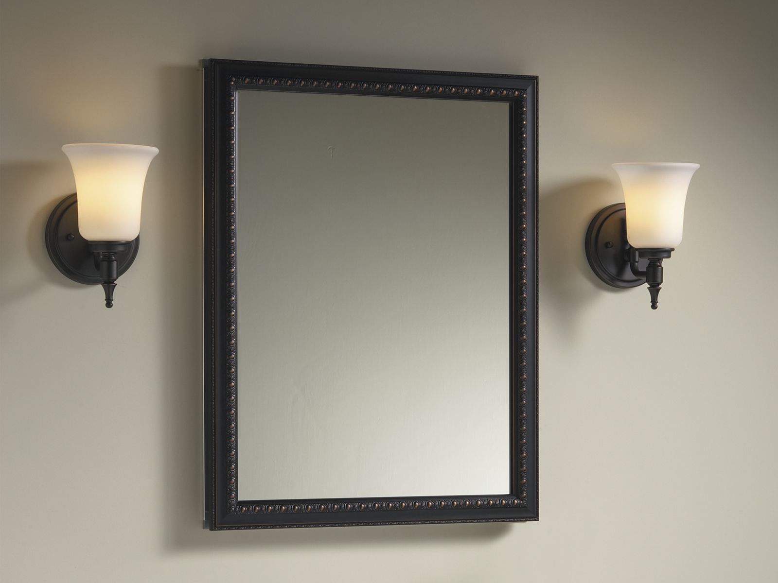 42411-20-w-x-26-h-aluminum-single-door-medicine-cabinet-with-oil-rubbed-bronze-framed-mirror-door-2.jpg 20" W x 26" H aluminum single-door medicine cabinet with oil-rubbed bronze framed mirror door