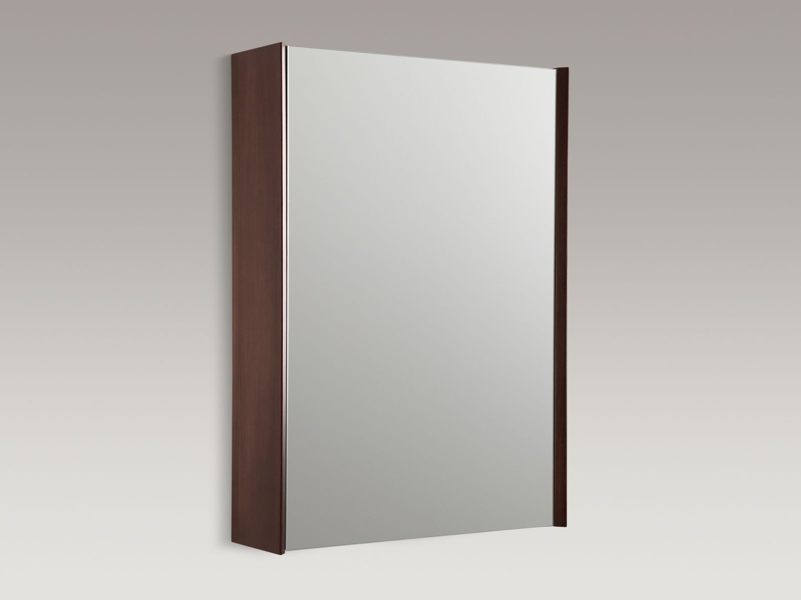 Purist(R) 24" W x 36" H wood single-door medicine cabinet with right-hand hinged door