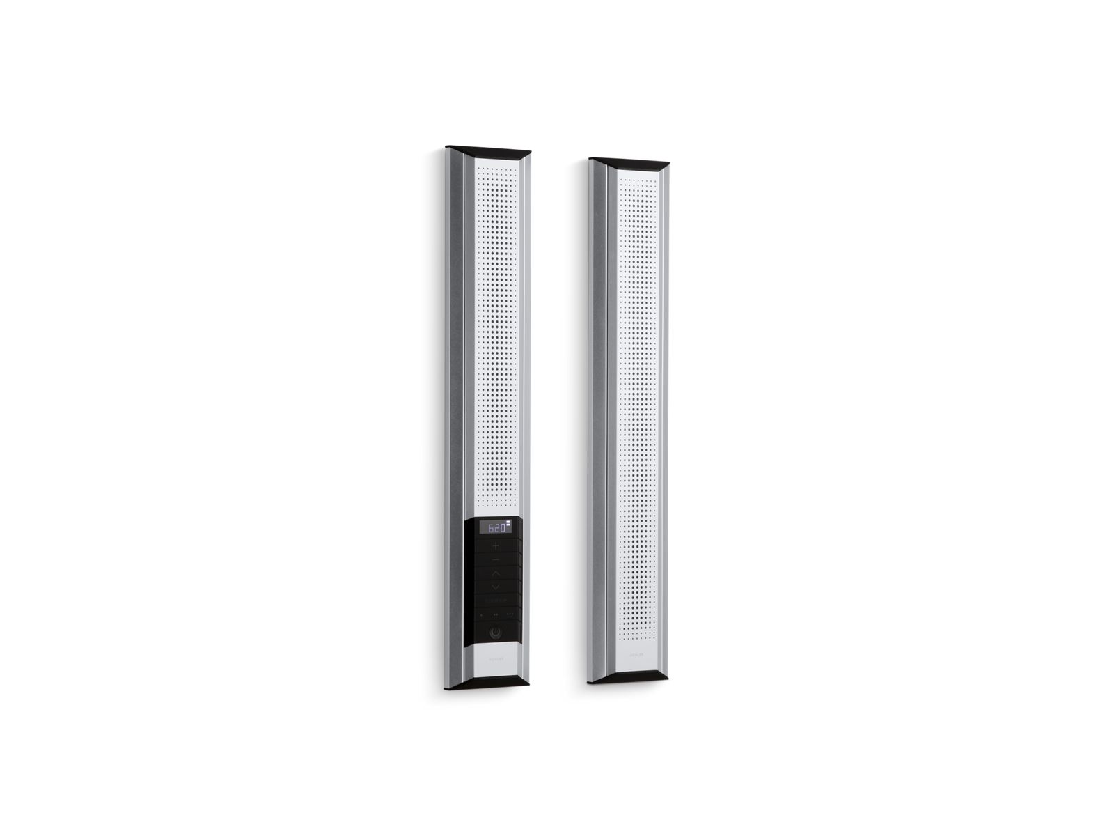 StereoStik® Mirrored cabinet audio add-on, beveled edges