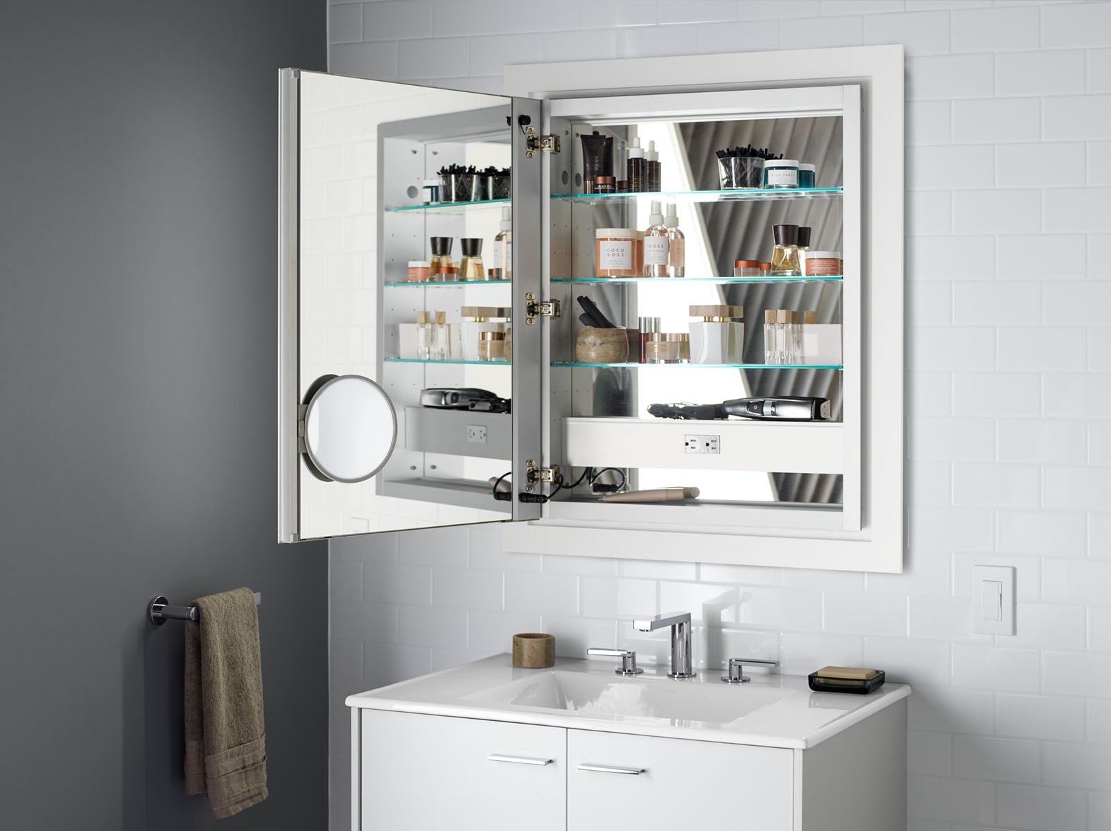 42526-jacquard-medicine-cabinet-surround-24-wide-11.jpg Jacquard® Medicine cabinet surround, 24" wide