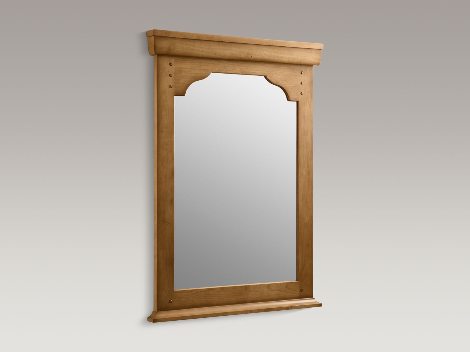 Ballard 26" W x 36" H wood-frame Mirror