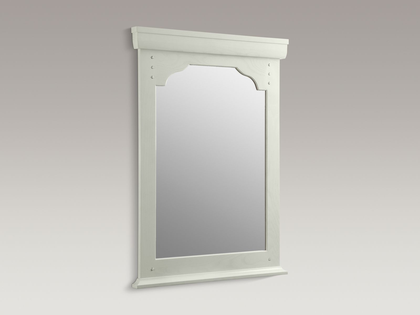 Ballard 26" W x 36" H wood-frame Mirror