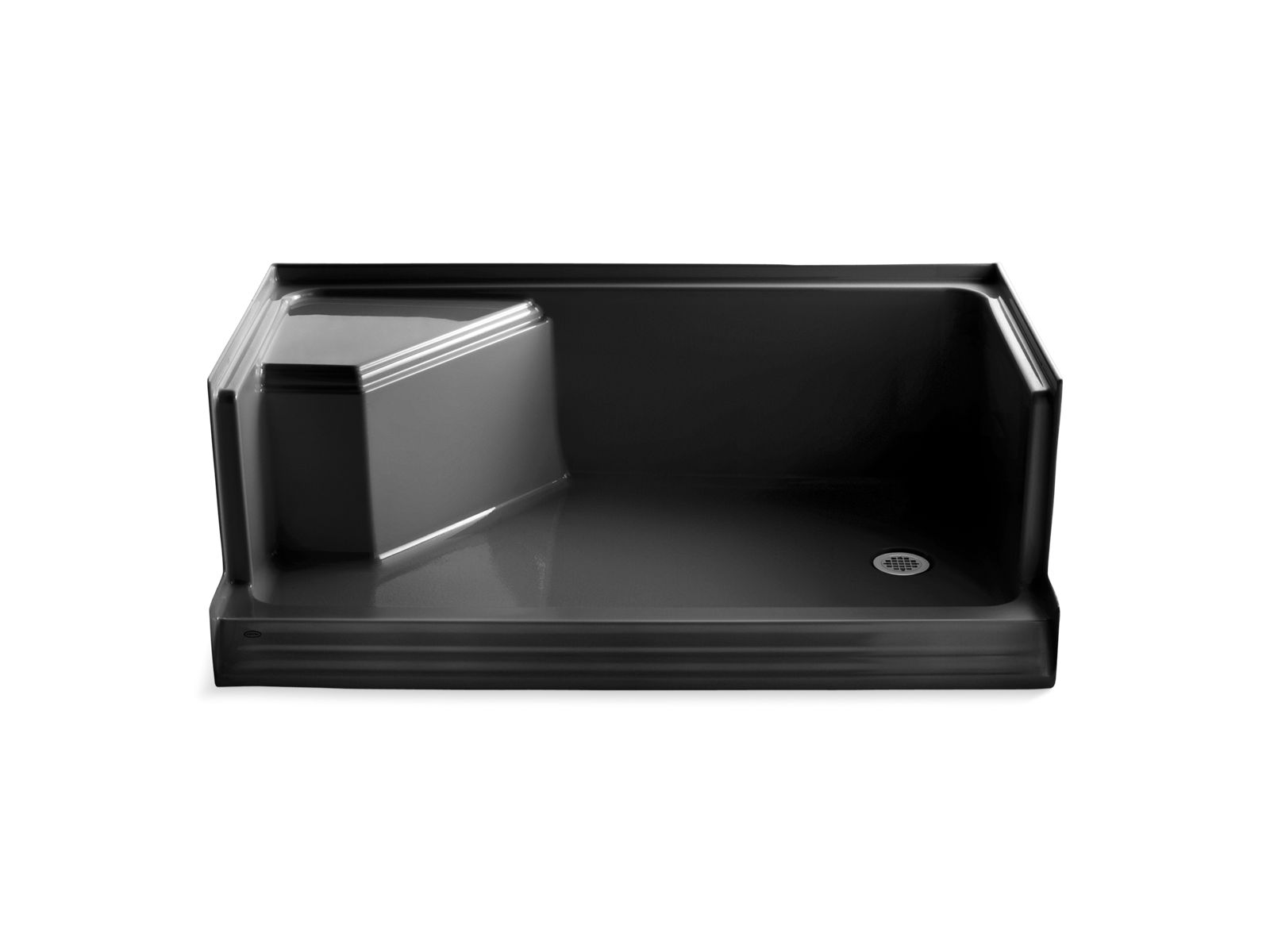 42645-memoirs-60-x-36-single-threshold-right-hand-drain-shower-base-with-integral-seat-at-left-6.jpg Memoirs® 60" x 36" single threshold right-hand drain shower base with integral seat at left