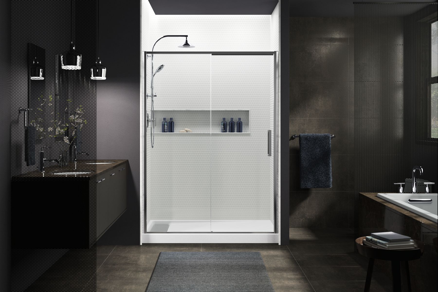 42703-bellwether-60-x-34-alcove-shower-base-left-drain-7.jpg Bellwether® 60" x 34" alcove shower base, left drain