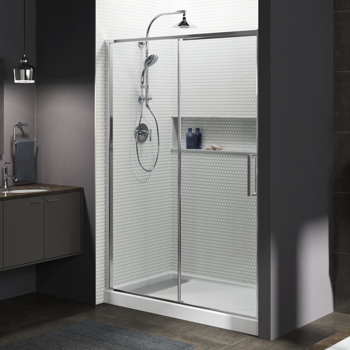 42703-bellwether-60-x-34-alcove-shower-base-left-drain-9.jpg Bellwether® 60" x 34" alcove shower base, left drain