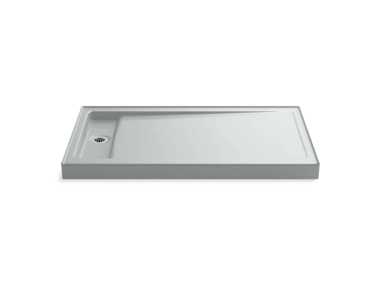 42725-bellwether-60-x-34-alcove-shower-base-left-offset-drain-3.jpg Bellwether® 60" x 34" alcove shower base, left offset drain