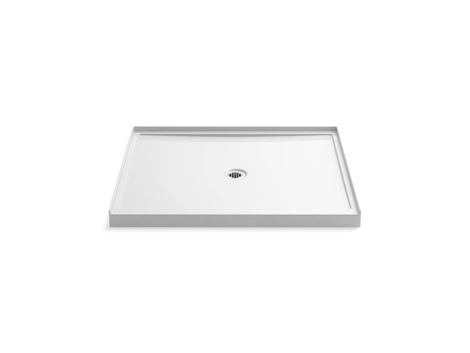 Rely® 48" x 42" alcove shower base, center drain