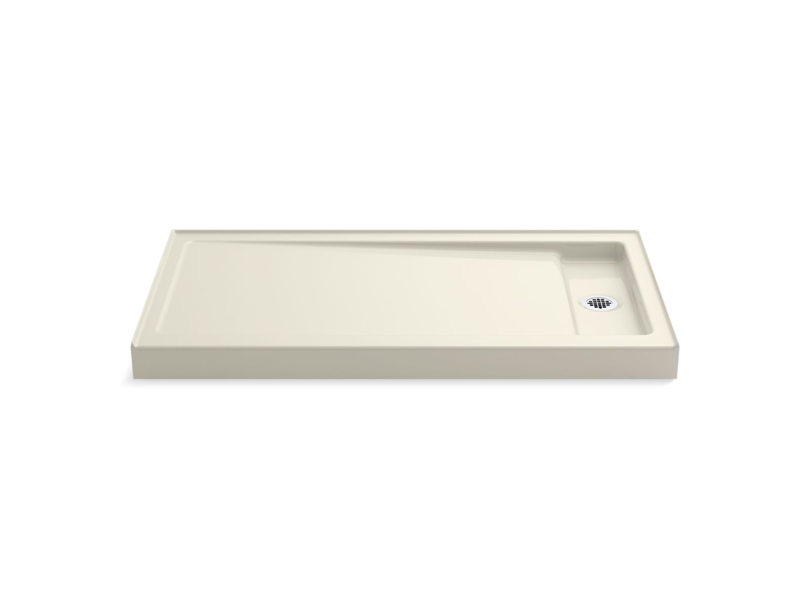 42774-bellwether-60-x-32-alcove-shower-base-right-offset-drain-4.jpg Bellwether® 60" x 32" alcove shower base, right offset drain