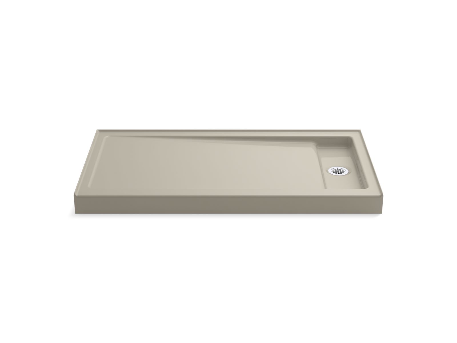 42774-bellwether-60-x-32-alcove-shower-base-right-offset-drain-5.jpg Bellwether® 60" x 32" alcove shower base, right offset drain