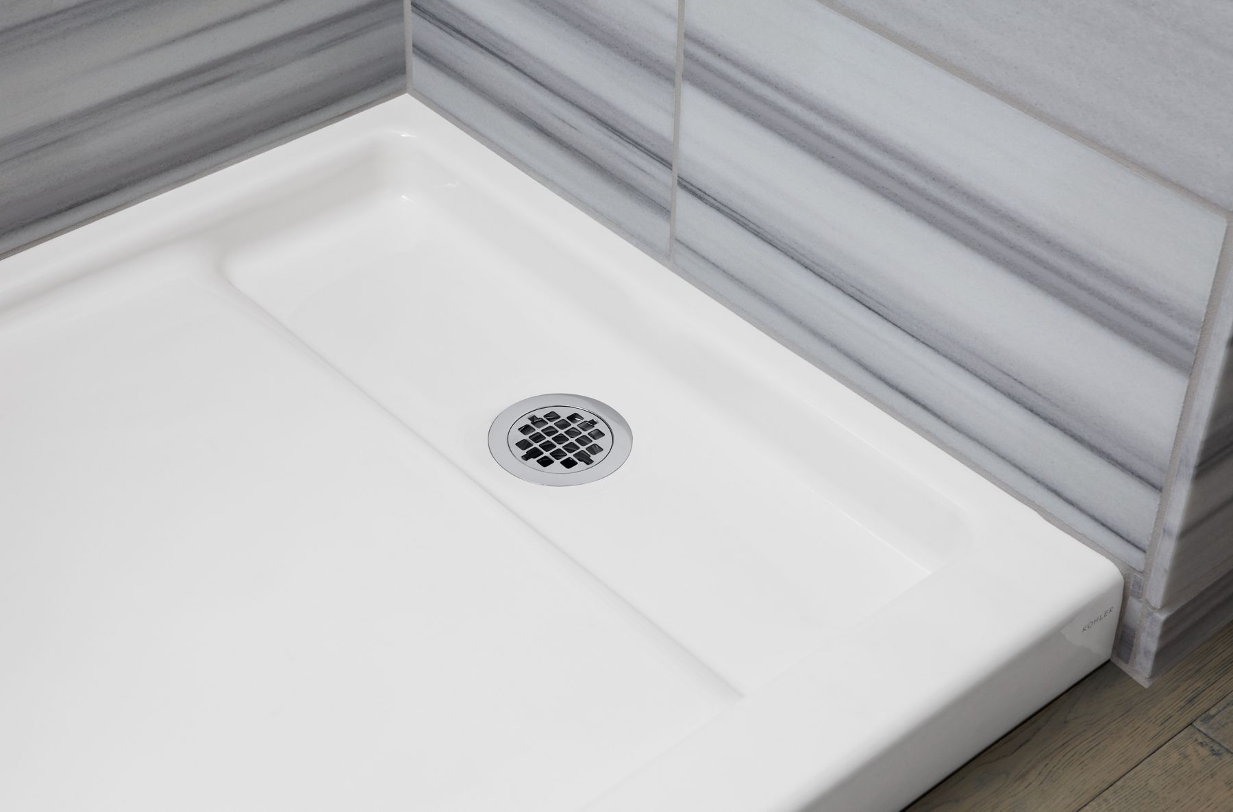 42774-bellwether-60-x-32-alcove-shower-base-right-offset-drain-8.jpg Bellwether® 60" x 32" alcove shower base, right offset drain