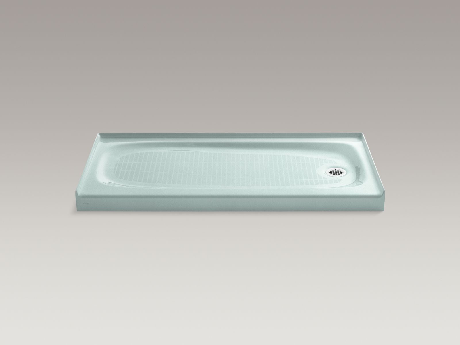 42836-salient-60-x-30-alcove-shower-base-right-drain-11.jpg Salient® 60" x 30" alcove shower base, right drain