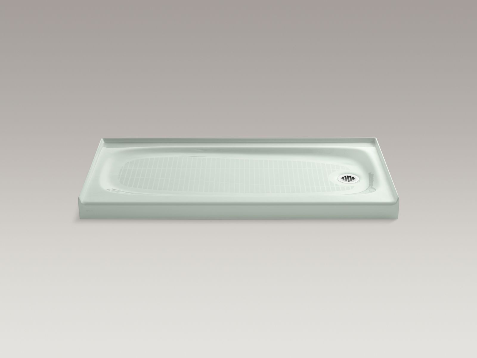 42836-salient-60-x-30-alcove-shower-base-right-drain-17.jpg Salient® 60" x 30" alcove shower base, right drain