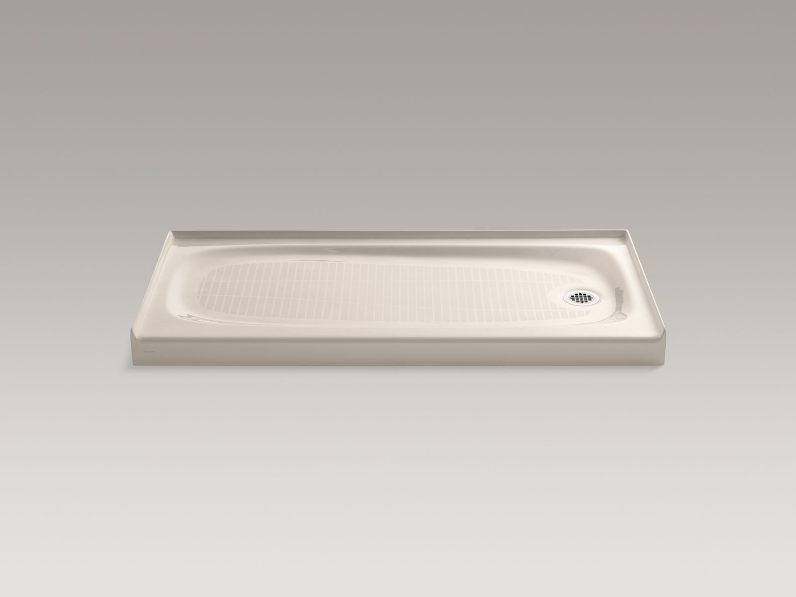 42836-salient-60-x-30-alcove-shower-base-right-drain-4.jpg Salient® 60" x 30" alcove shower base, right drain