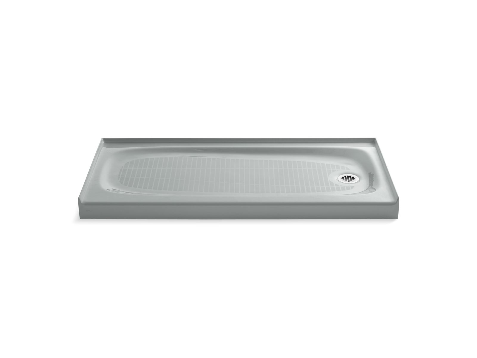 42836-salient-60-x-30-alcove-shower-base-right-drain-8.jpg Salient® 60" x 30" alcove shower base, right drain
