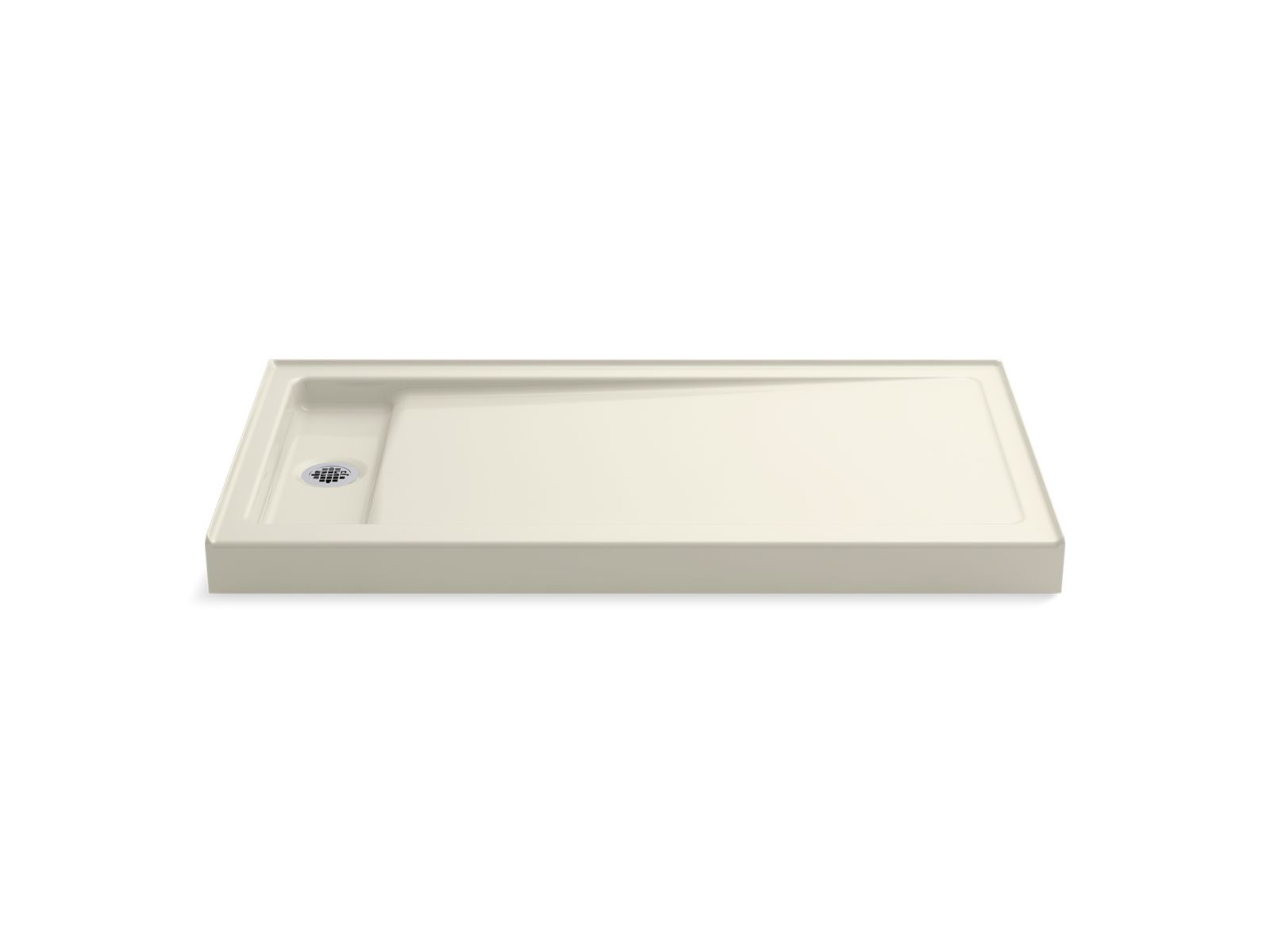 42957-bellwether-60-x-32-alcove-shower-base-left-offset-drain-4.jpg Bellwether® 60" x 32" alcove shower base, left offset drain