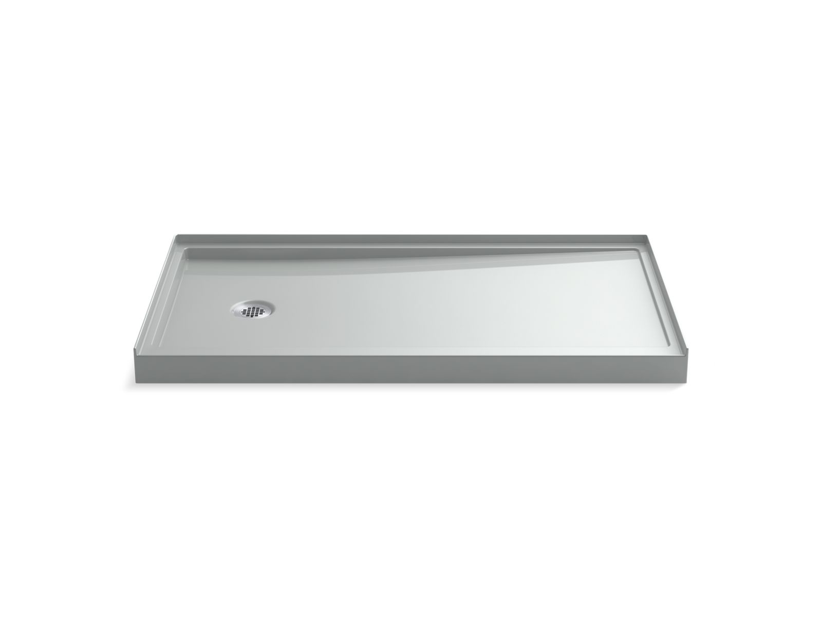 43008-rely-60-x-32-alcove-shower-base-left-drain-3.jpg Rely® 60" x 32" alcove shower base, left drain
