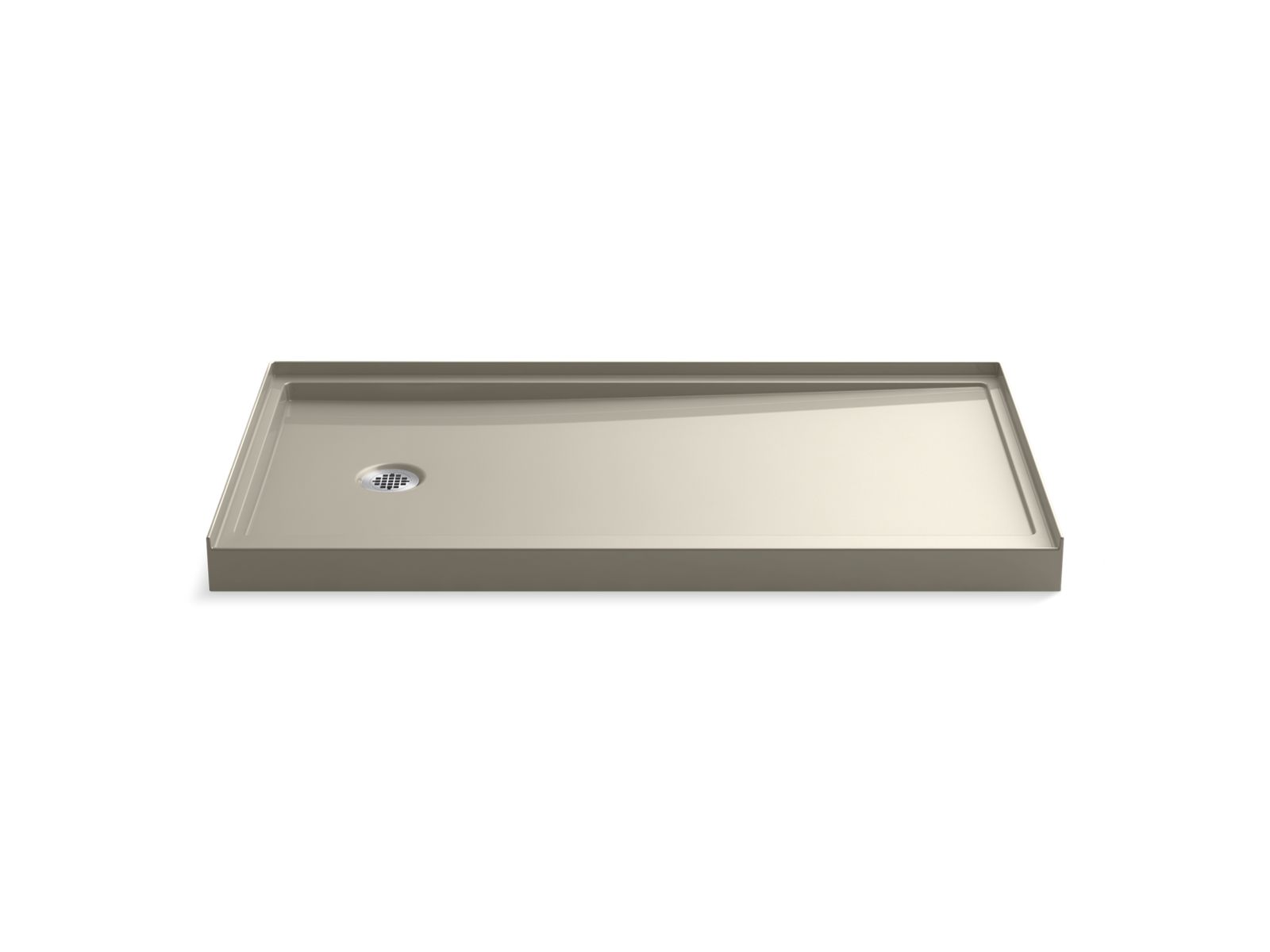 43008-rely-60-x-32-alcove-shower-base-left-drain-5.jpg Rely® 60" x 32" alcove shower base, left drain