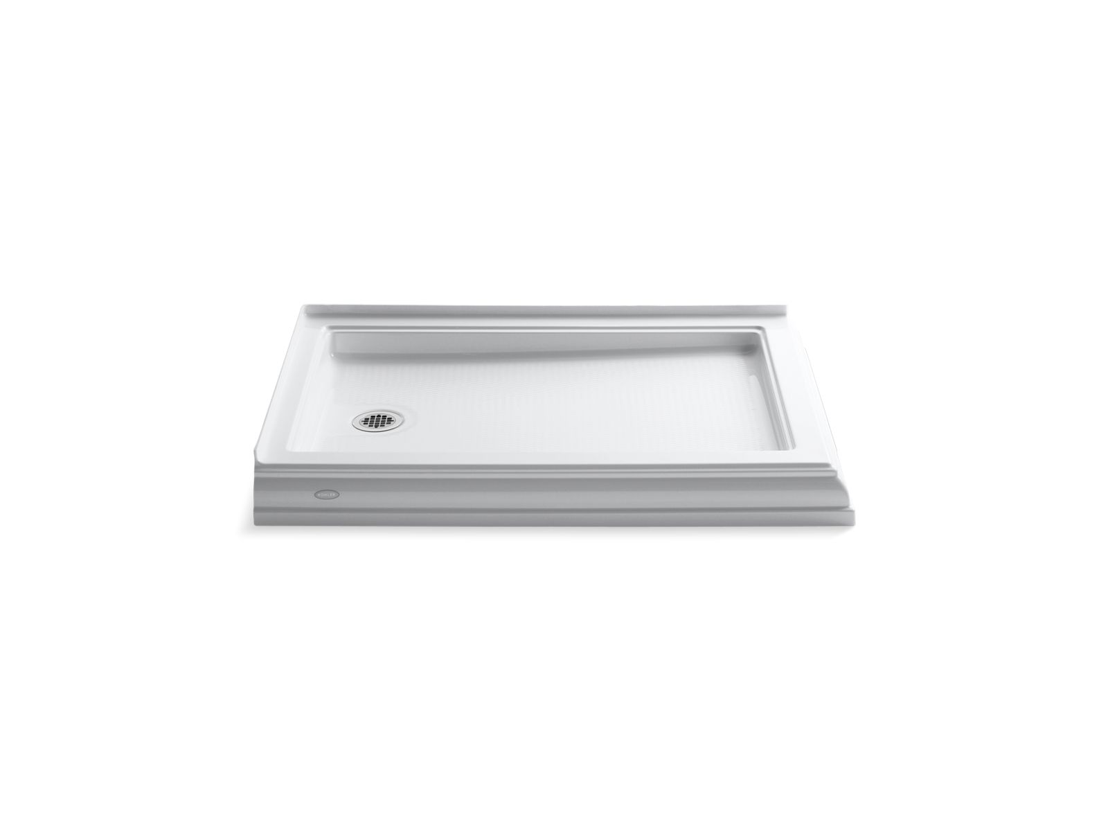 Memoirs® 48" x 34" corner shower base, left drain
