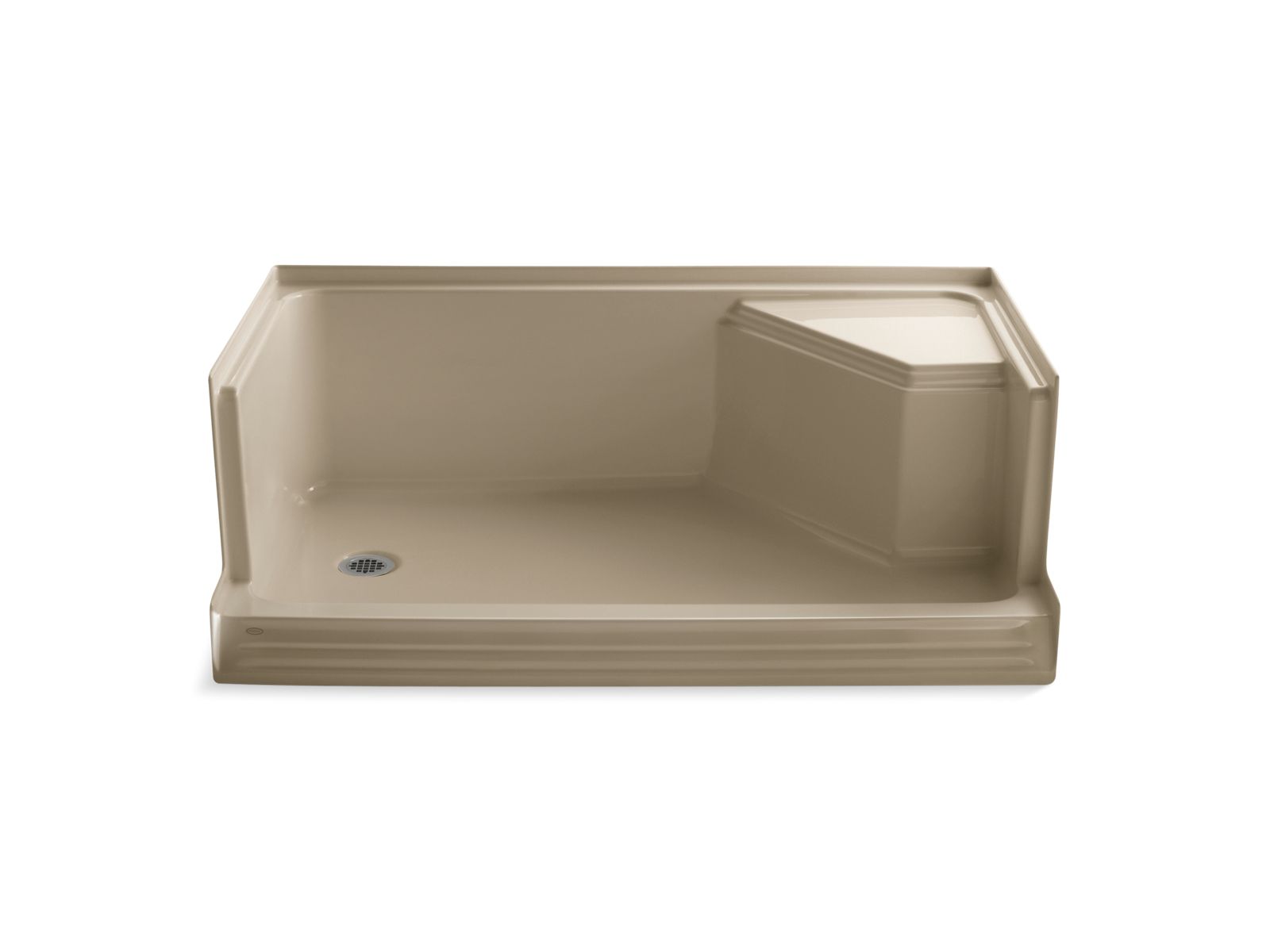 43144-memoirs-60-x-36-single-threshold-left-hand-drain-shower-base-with-integral-seat-at-right-2.jpg Memoirs® 60" x 36" single threshold left-hand drain shower base with integral seat at right
