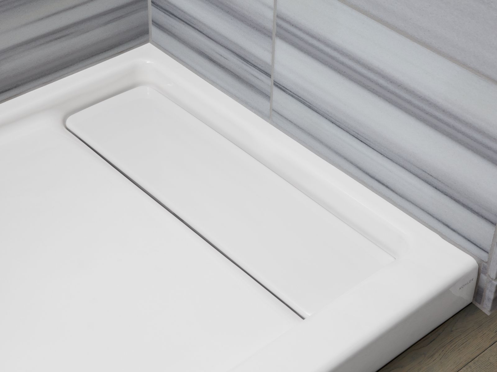 43220-bellwether-60-x-32-alcove-shower-base-right-drain-7.jpg Bellwether® 60" x 32" alcove shower base, right drain