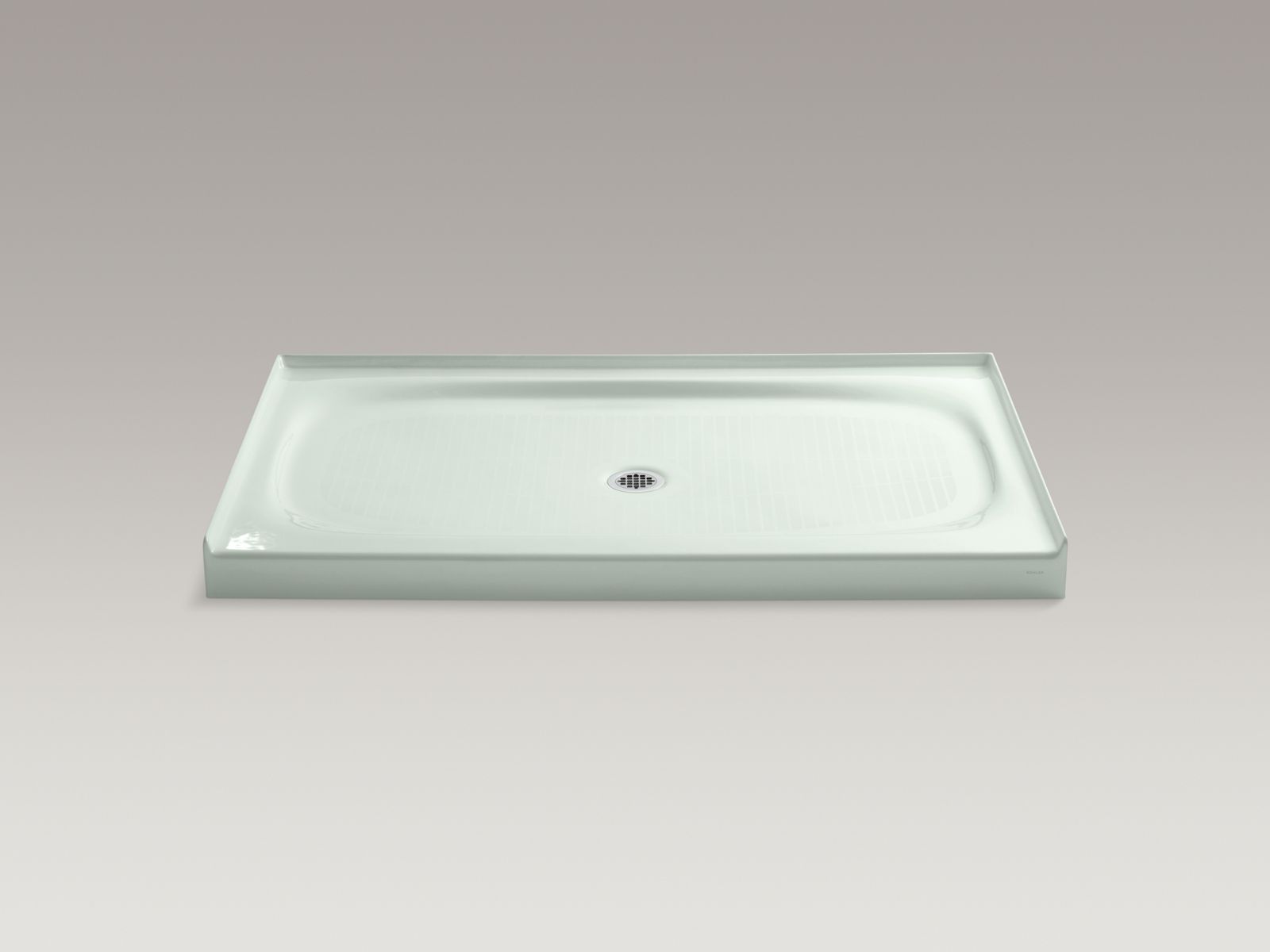 43227-salient-60-x-36-alcove-shower-base-center-drain-17.jpg Salient® 60" x 36" alcove shower base, center drain