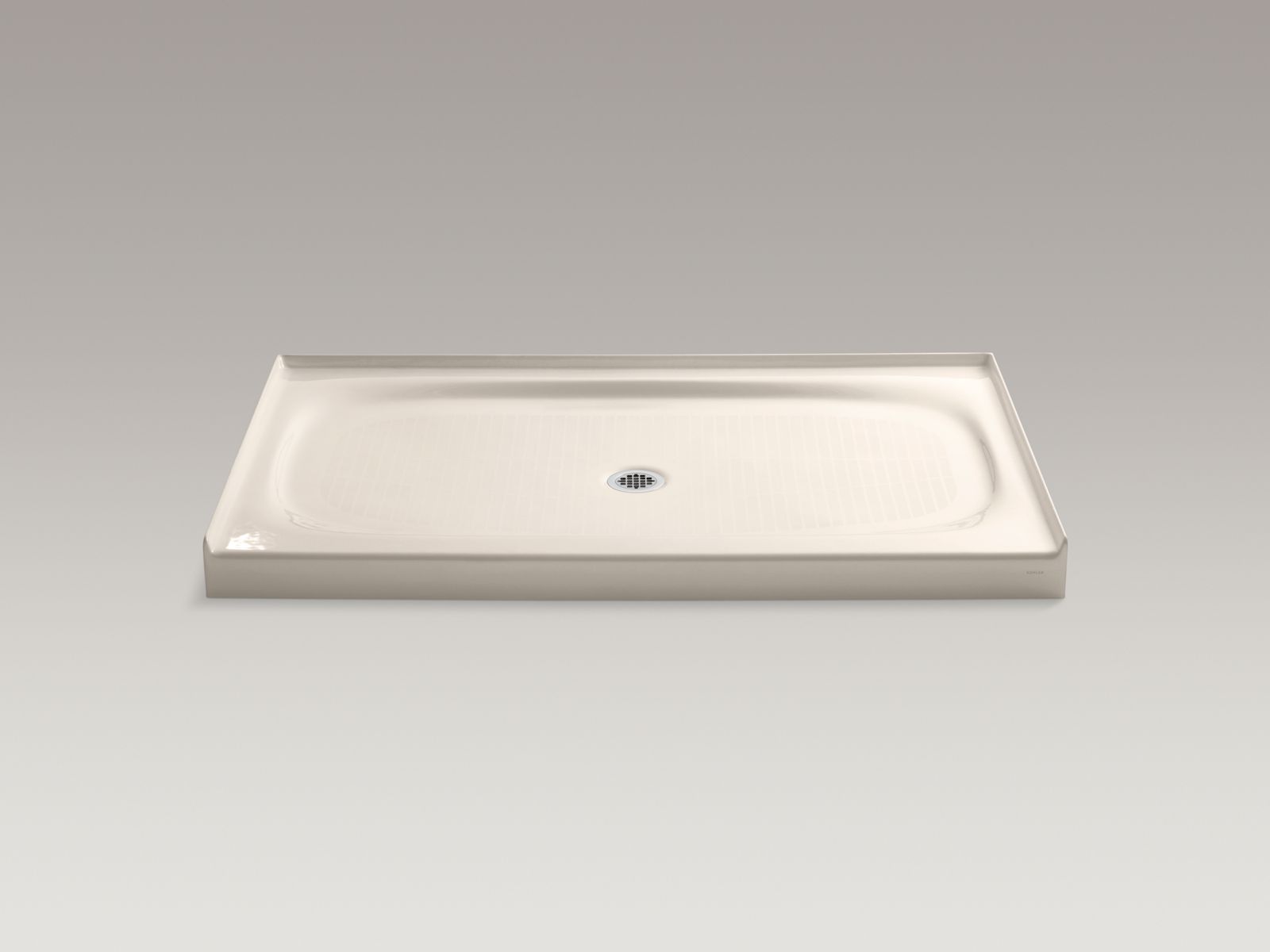 43227-salient-60-x-36-alcove-shower-base-center-drain-4.jpg Salient® 60" x 36" alcove shower base, center drain