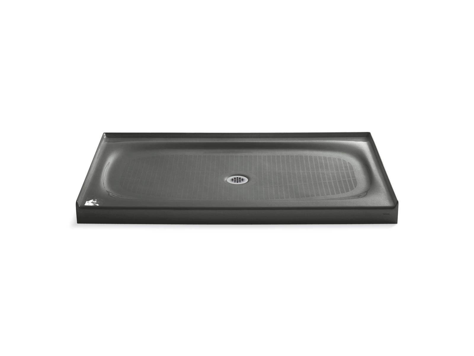 43227-salient-60-x-36-alcove-shower-base-center-drain-5.jpg Salient® 60" x 36" alcove shower base, center drain