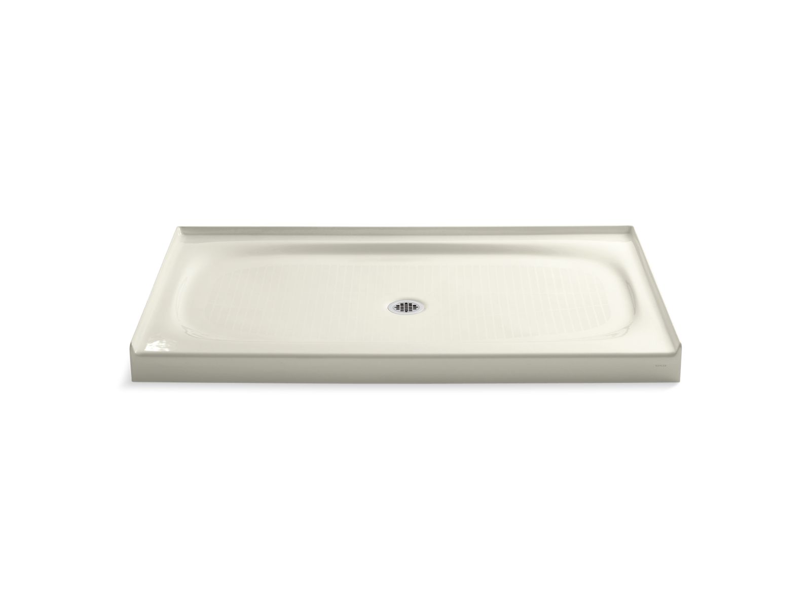 43227-salient-60-x-36-alcove-shower-base-center-drain-9.jpg Salient® 60" x 36" alcove shower base, center drain