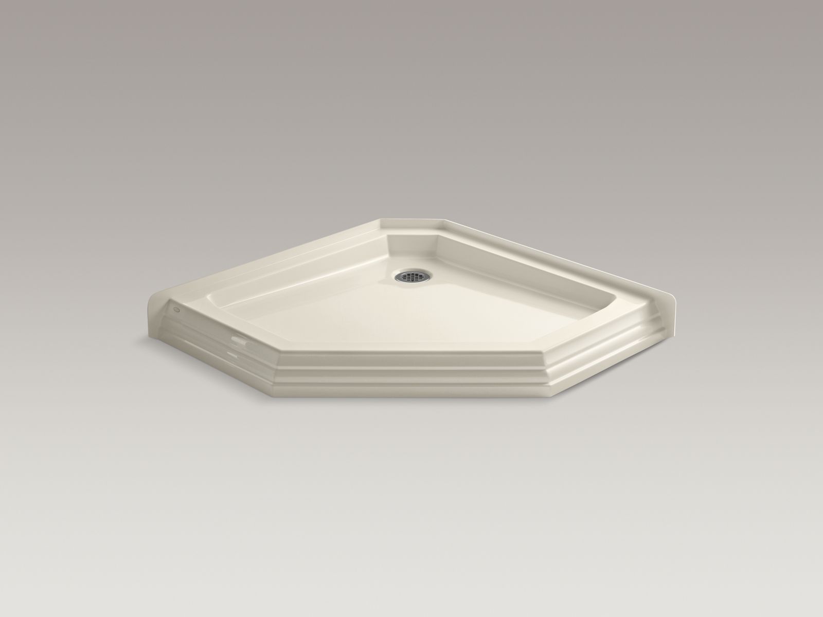 43253-memoirs-r-42-1-4-x-42-neo-angle-single-threshold-rear-center-drain-frp-shower-base-3.jpg Memoirs(R) 42-1/4" x 42" neo-angle single threshold rear center drain FRP shower base
