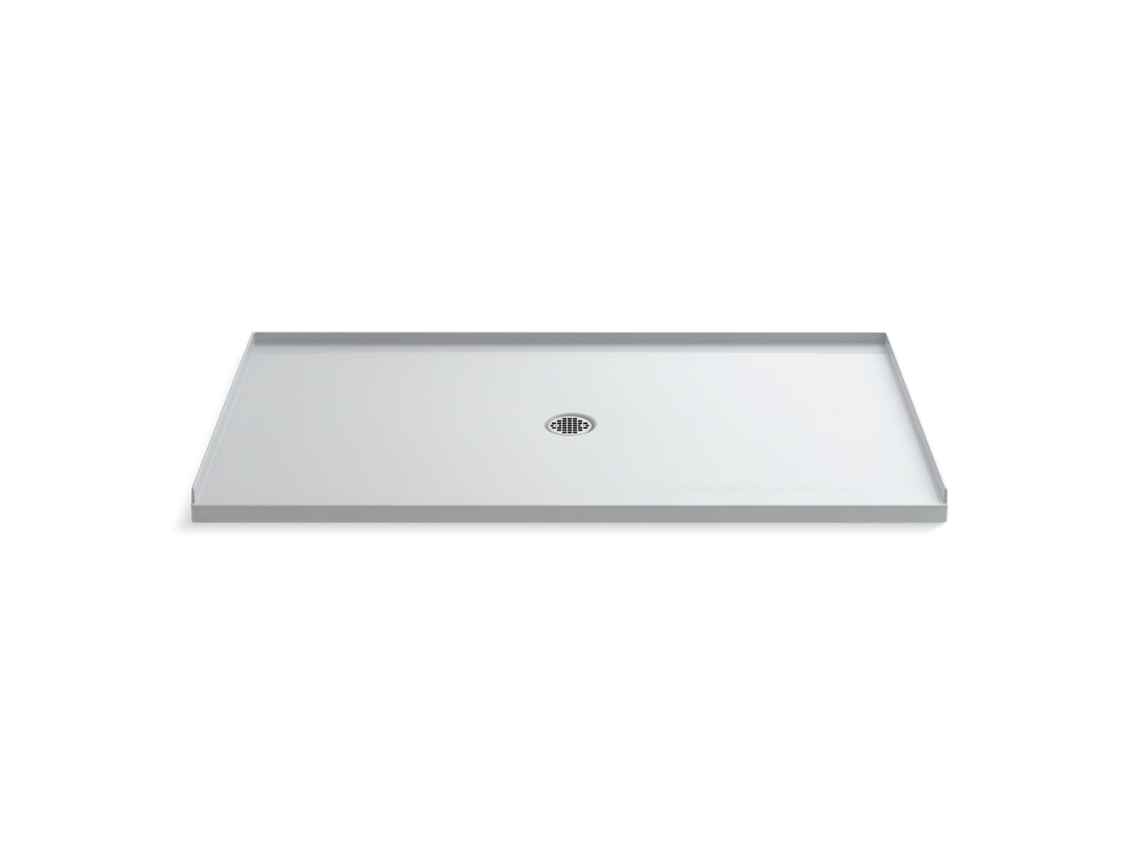 Ballast® 66" x 36" alcove shower base, center drain