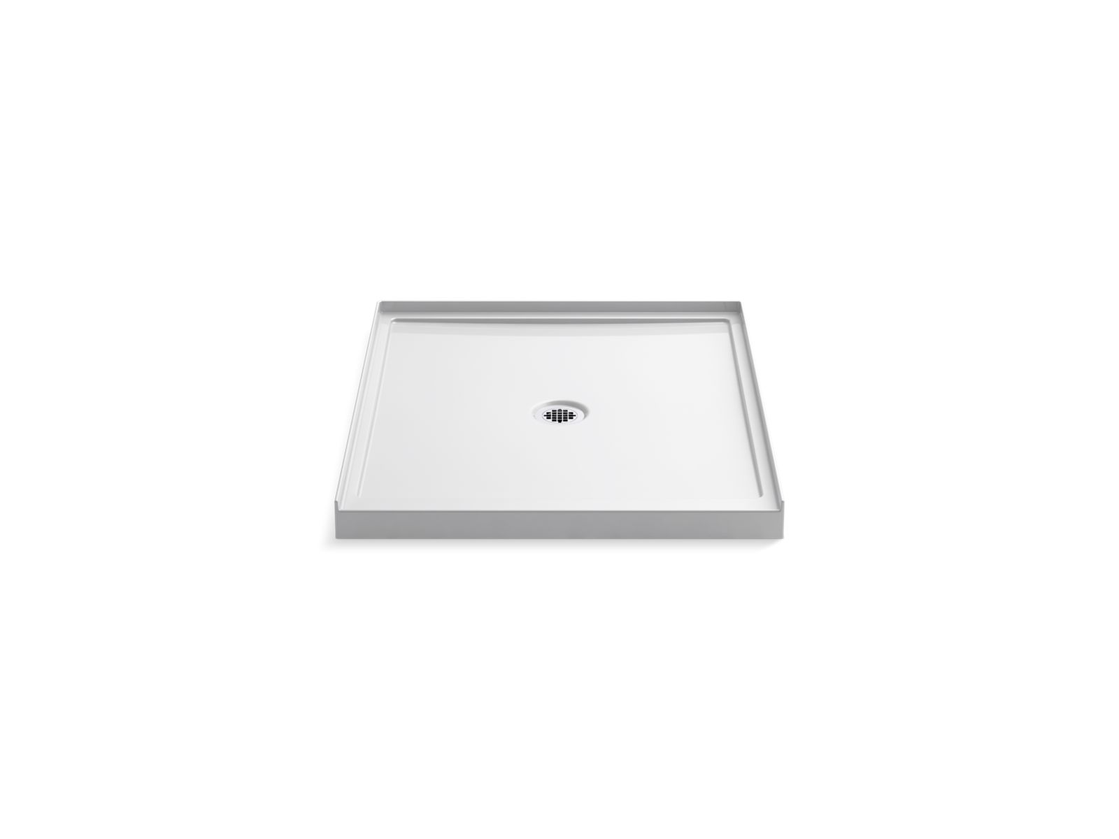 43595-rely-36-x-42-alcove-shower-base-center-drain-1.jpg Rely® 36" x 42" alcove shower base, center drain