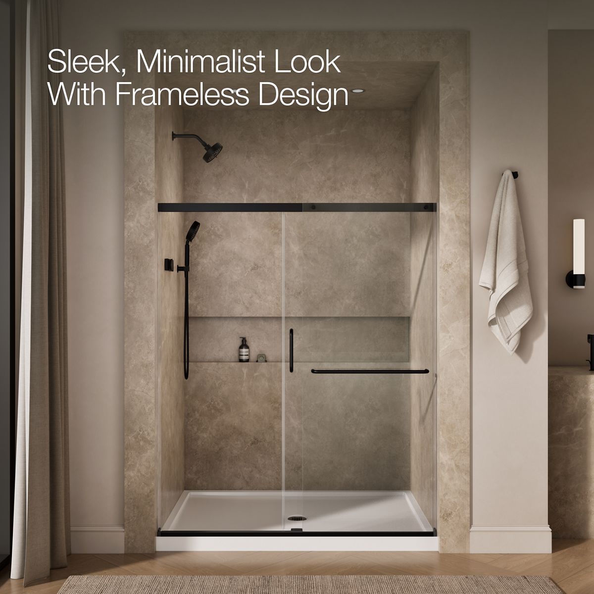 43615-elate-sliding-shower-door-70-1-2-h-x-56-1-4-59-5-8-w-with-1-4-thick-crystal-clear-glass-16.jpg Elate® Sliding shower door, 70-1/2" H x 56-1/4 - 59-5/8" W, with 1/4" thick Crystal Clear glass