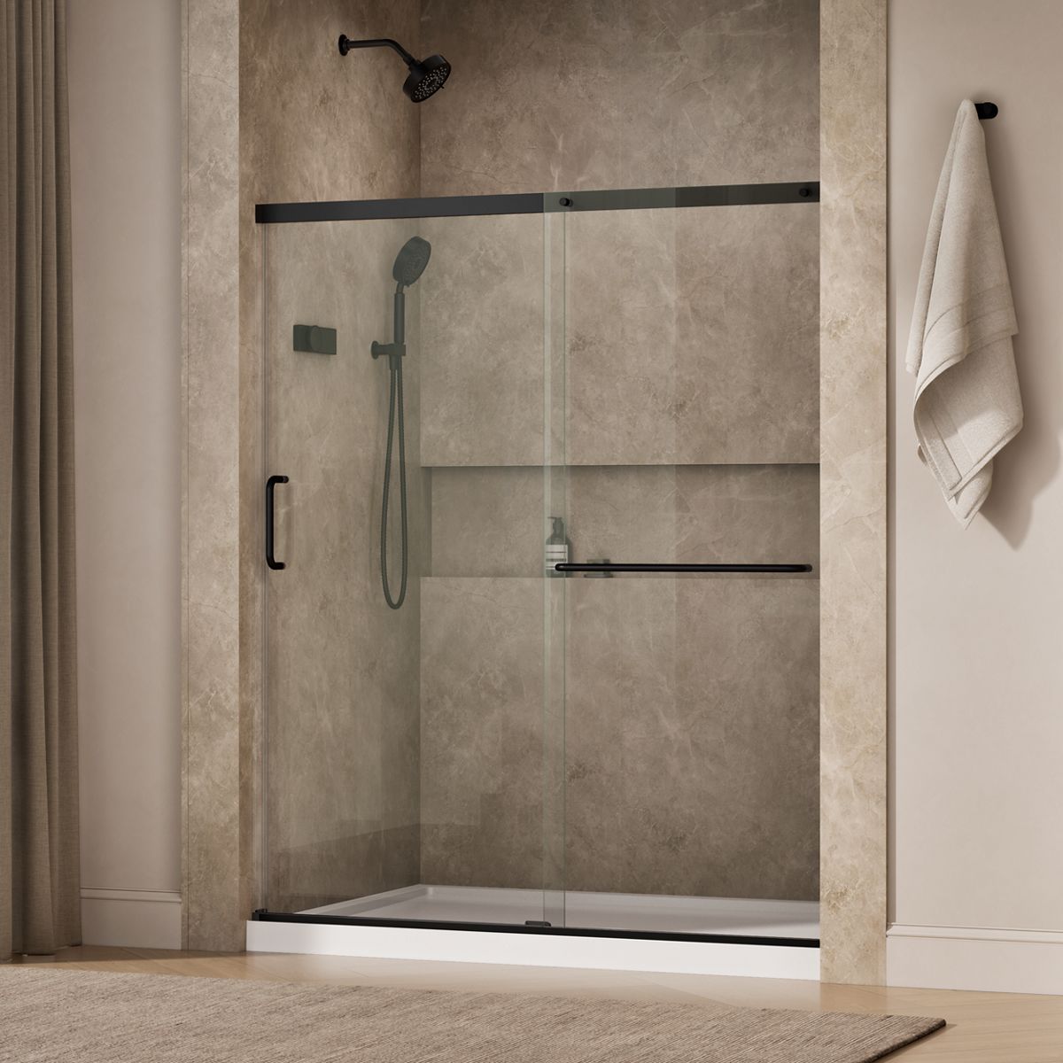 43615-elate-sliding-shower-door-70-1-2-h-x-56-1-4-59-5-8-w-with-1-4-thick-crystal-clear-glass-25.jpg Elate® Sliding shower door, 70-1/2" H x 56-1/4 - 59-5/8" W, with 1/4" thick Crystal Clear glass
