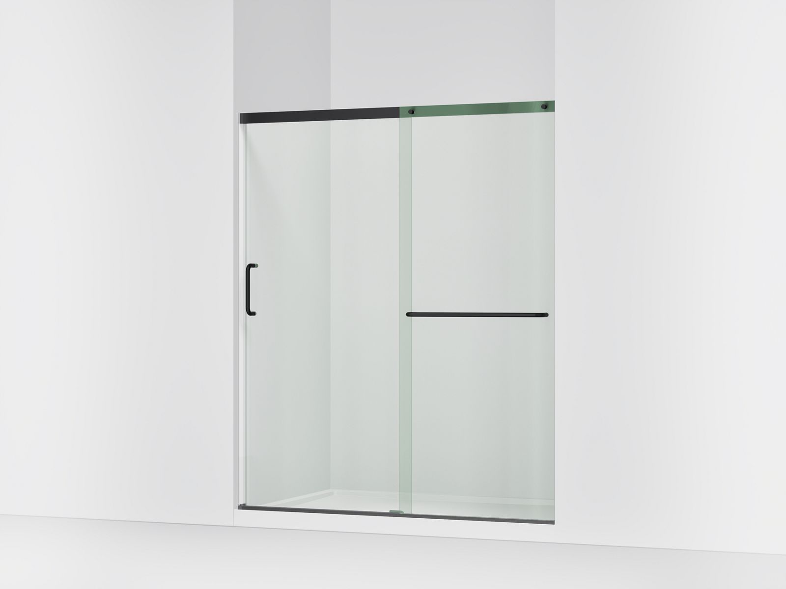 43615-elate-sliding-shower-door-70-1-2-h-x-56-1-4-59-5-8-w-with-1-4-thick-crystal-clear-glass-3.jpg Elate® Sliding shower door, 70-1/2" H x 56-1/4 - 59-5/8" W, with 1/4" thick Crystal Clear glass