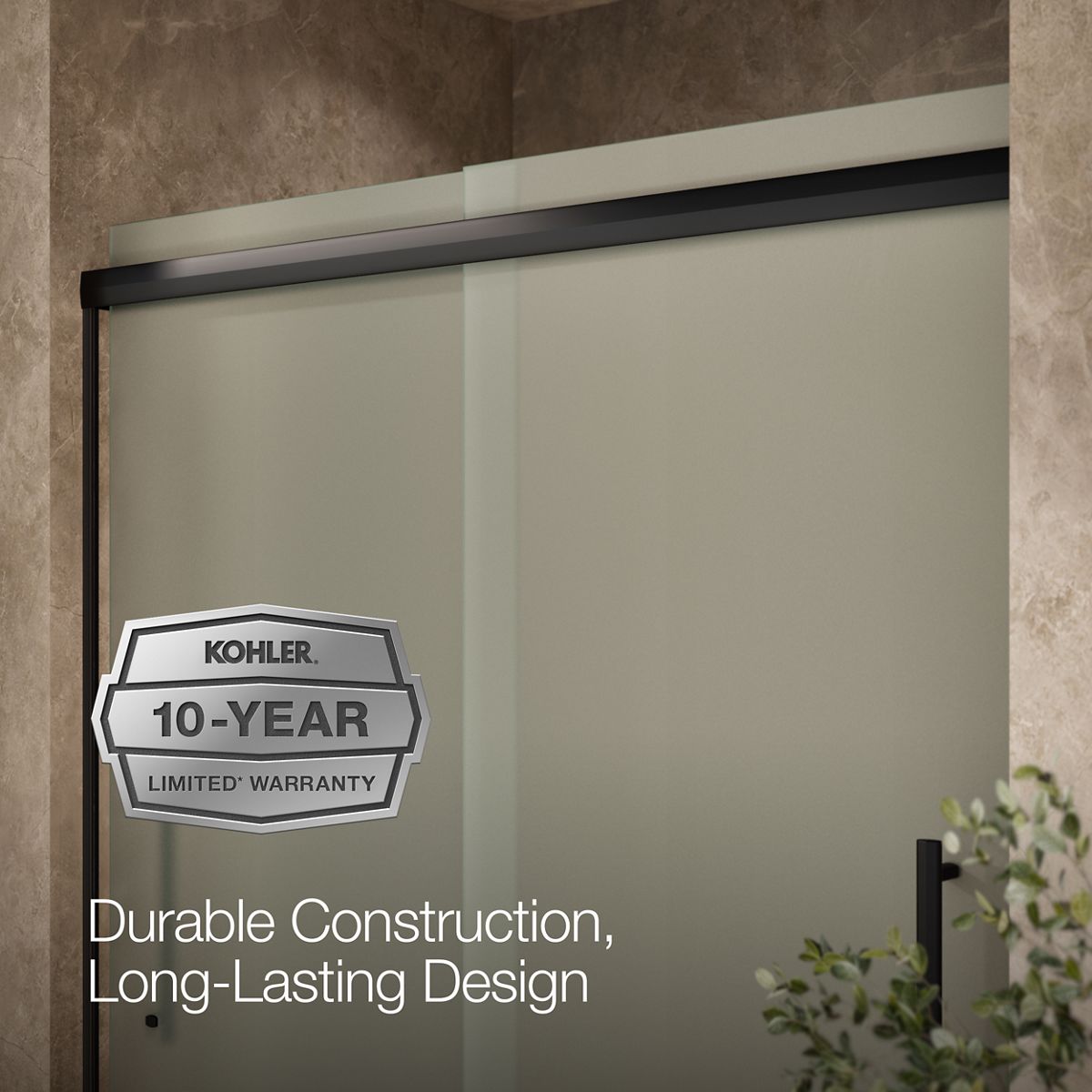 43633-pleat-frameless-sliding-shower-door-79-1-16-h-x-54-5-8-59-5-8-w-with-5-16-thick-frosted-glass-21.jpg Pleat® Frameless sliding shower door, 79-1/16" H x 54-5/8 - 59-5/8" W, with 5/16" thick Frosted glass