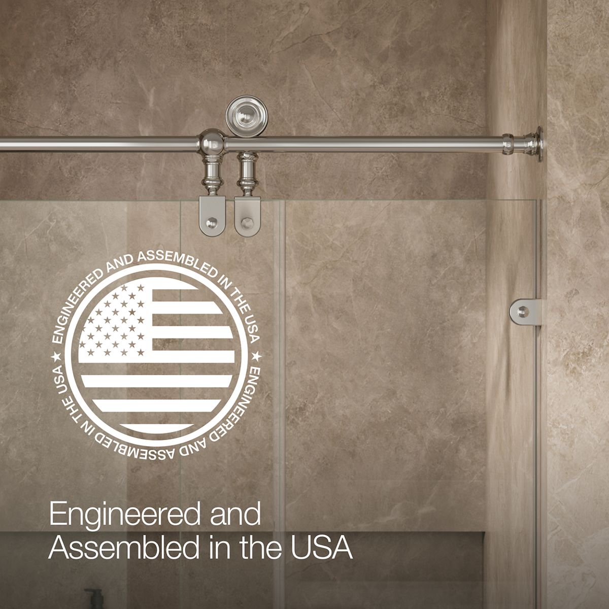 43637-artifacts-80-7-8-h-sliding-shower-door-with-3-8-thick-glass-20.jpg Artifacts™ 80-7/8" H sliding shower door with 3/8"-thick glass